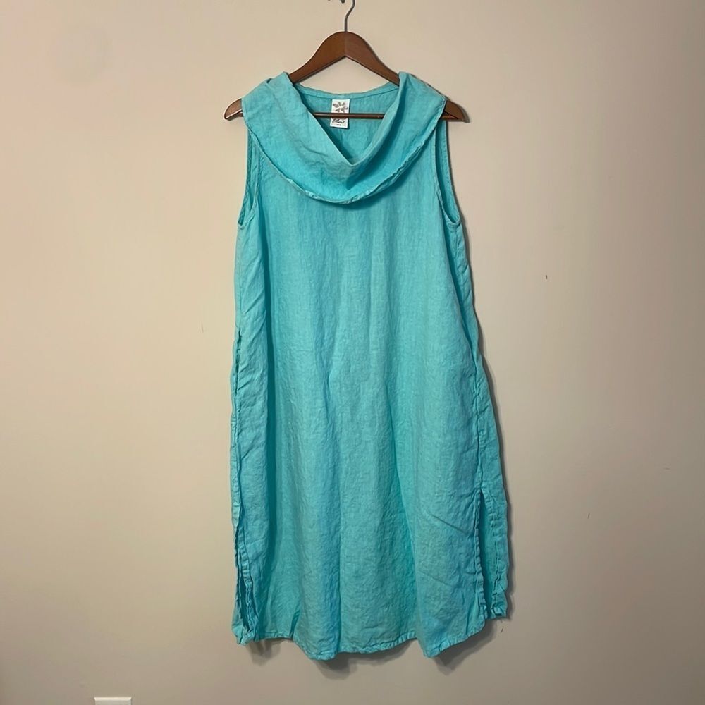 Match Point Linen Dress Size Small